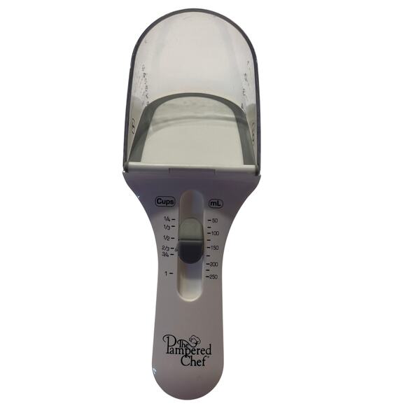 Pampered Chef Adjustable Measuring Cup and Measuring Spoon Set - Picture 5 of 10